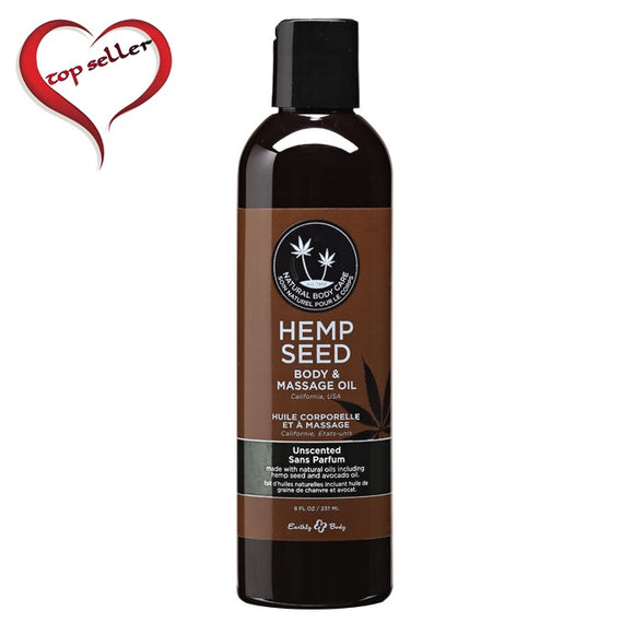 Hemp Seed Massage & Body Oil 8oz