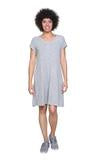 La Cera Comfort Collection Go To Cap Sleeve Short Dress #2555