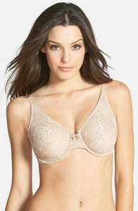 X Wacoal Halo Lace Molded Underwire Bra 851205