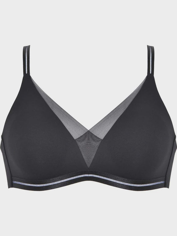 Naturana Soft Feel-Good-Bra with Mesh Detail #5658