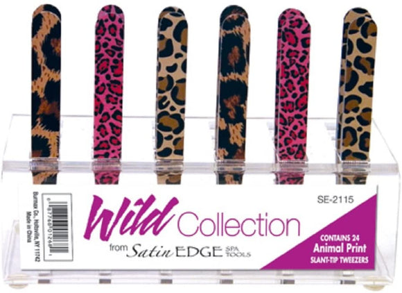 Satin Edge Wild Collection Animal Print Tweezer