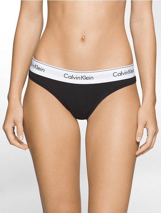 Calvin Klein Modern Cotton Thong Panties F3786