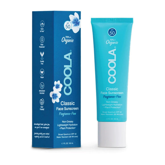 Coola Classic Fragrance-Free Face Sunscreen SPF 50